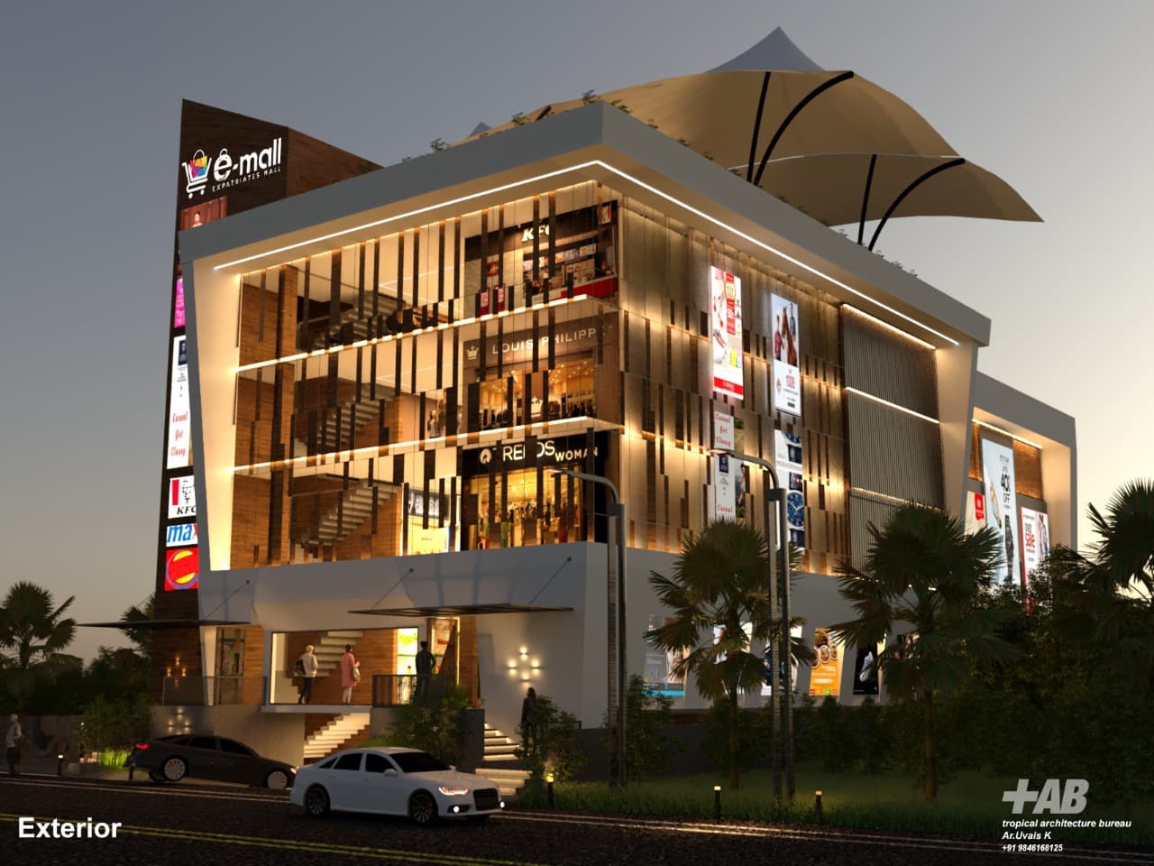 Modern commercial space at Emall